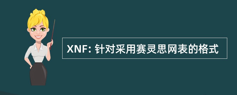 XNF: 针对采用赛灵思网表的格式