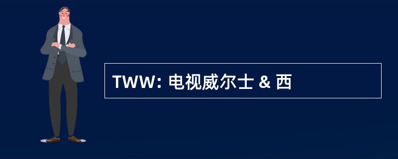 TWW: 电视威尔士 & 西