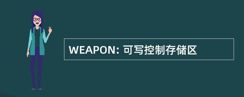 WEAPON: 可写控制存储区