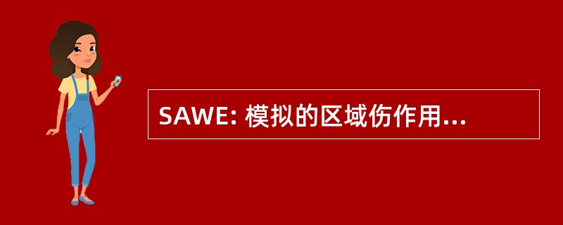 SAWE: 模拟的区域伤作用的常规武器