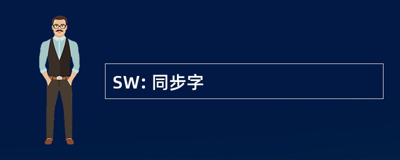 SW: 同步字