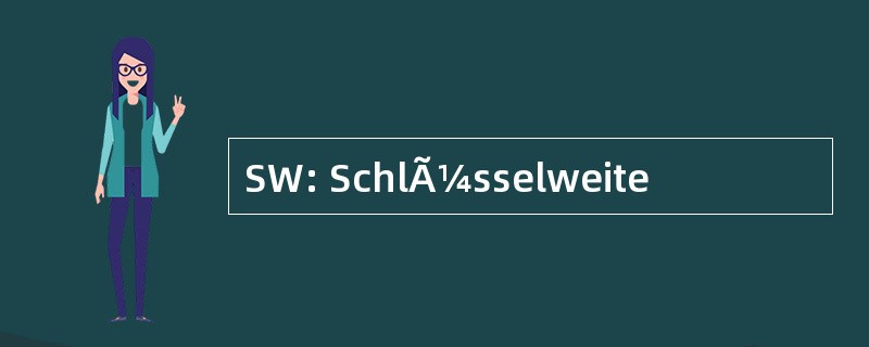 SW: SchlÃ¼sselweite