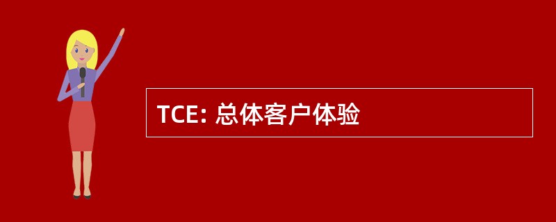 TCE: 总体客户体验