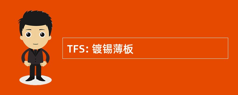 TFS: 镀锡薄板