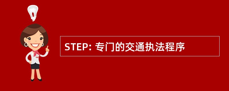 STEP: 专门的交通执法程序