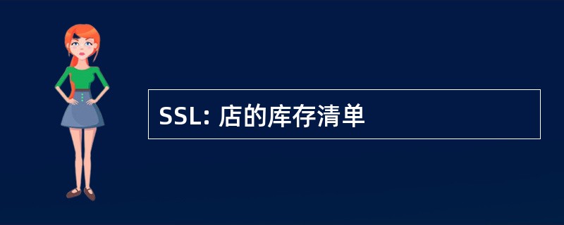 SSL: 店的库存清单