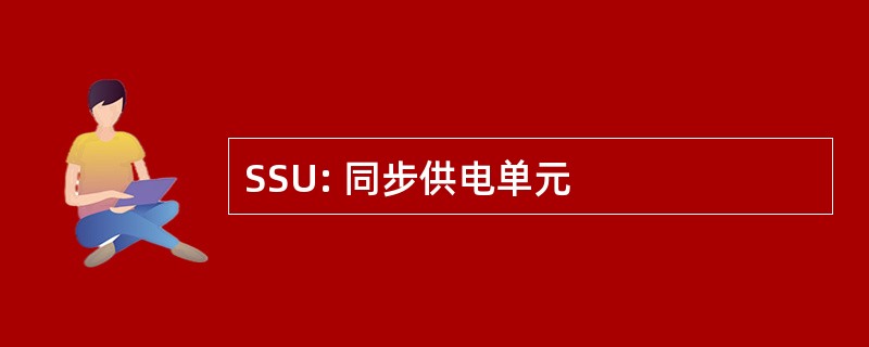 SSU: 同步供电单元