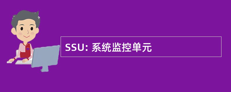 SSU: 系统监控单元