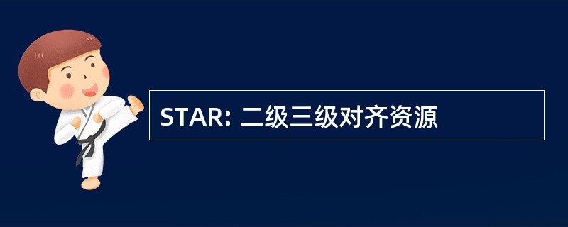 STAR: 二级三级对齐资源