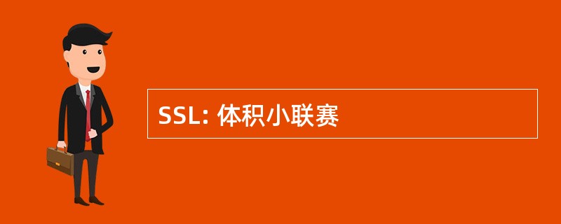 SSL: 体积小联赛