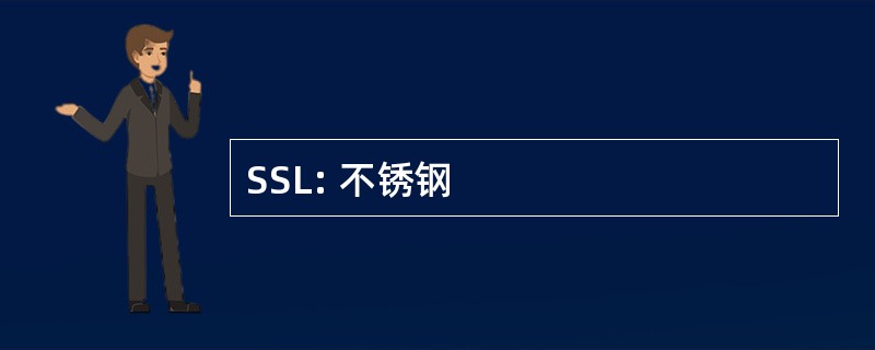 SSL: 不锈钢