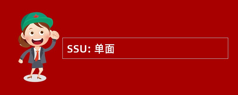 SSU: 单面