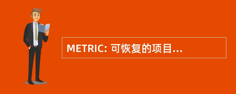 METRIC: 可恢复的项目控制多级技术