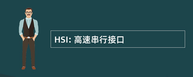 HSI: 高速串行接口