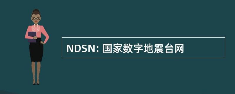 NDSN: 国家数字地震台网