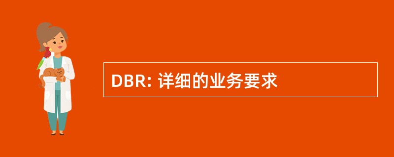 DBR: 详细的业务要求