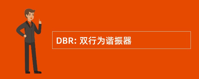 DBR: 双行为谐振器