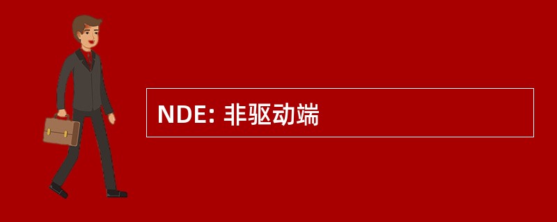 NDE: 非驱动端