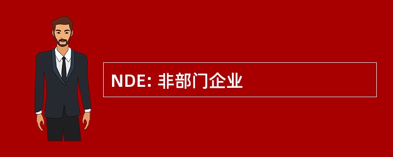 NDE: 非部门企业