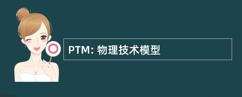 PTM: 物理技术模型