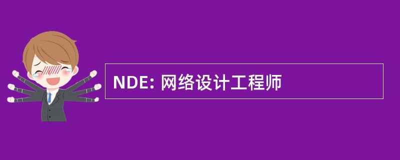 NDE: 网络设计工程师