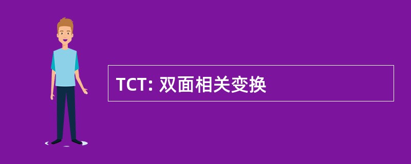 TCT: 双面相关变换