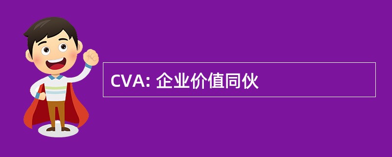 CVA: 企业价值同伙