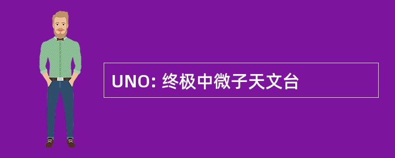 UNO: 终极中微子天文台