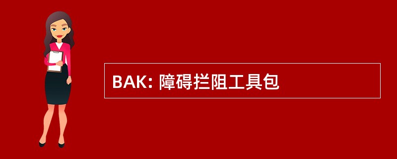 BAK: 障碍拦阻工具包