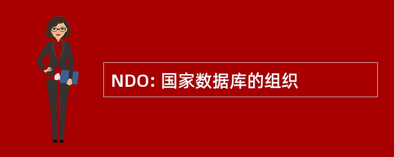 NDO: 国家数据库的组织