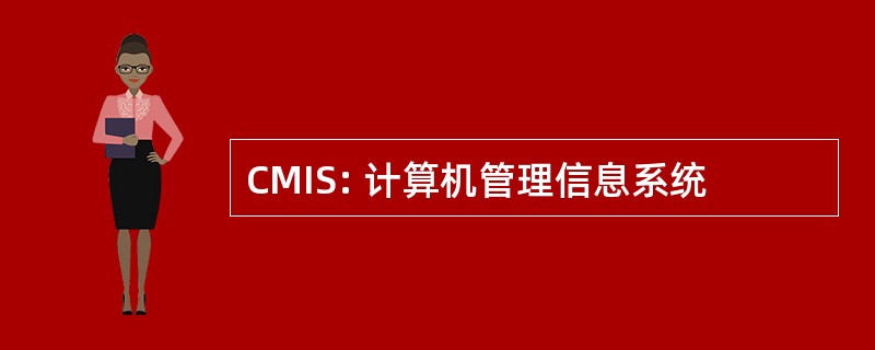 CMIS: 计算机管理信息系统