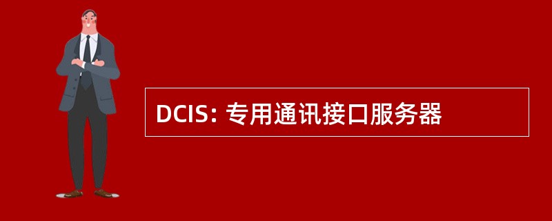 DCIS: 专用通讯接口服务器