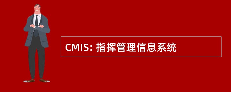 CMIS: 指挥管理信息系统