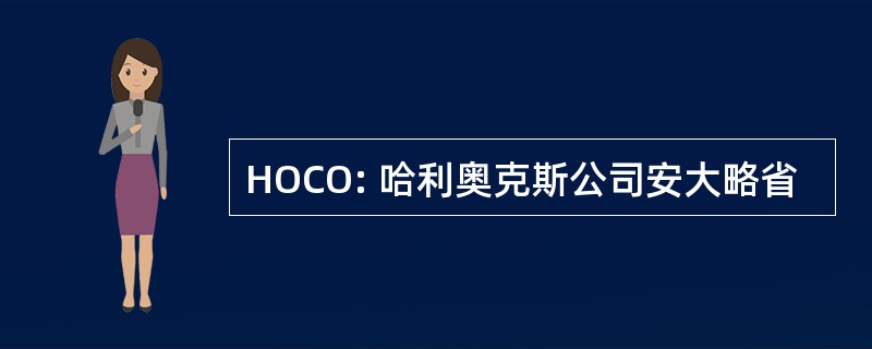 HOCO: 哈利奥克斯公司安大略省