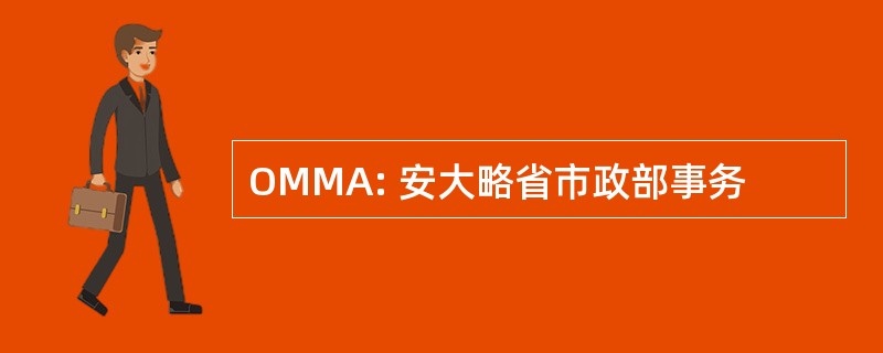 OMMA: 安大略省市政部事务