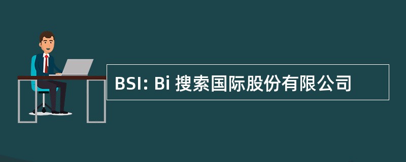 BSI: Bi 搜索国际股份有限公司