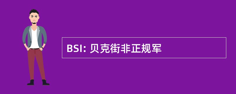 BSI: 贝克街非正规军