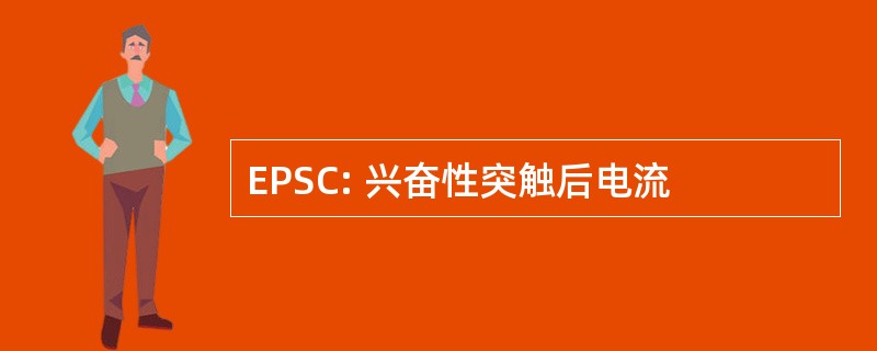 EPSC: 兴奋性突触后电流