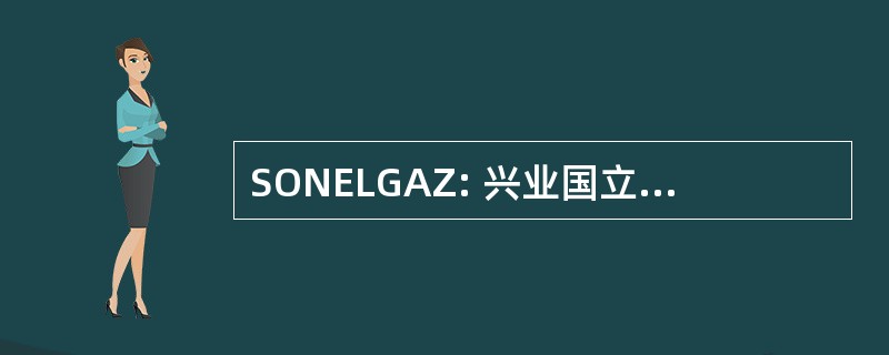 SONELGAZ: 兴业国立 de l&#039;Electricite et 杜嘎斯