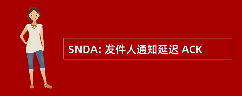 SNDA: 发件人通知延迟 ACK