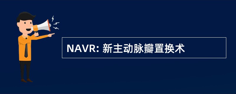 NAVR: 新主动脉瓣置换术