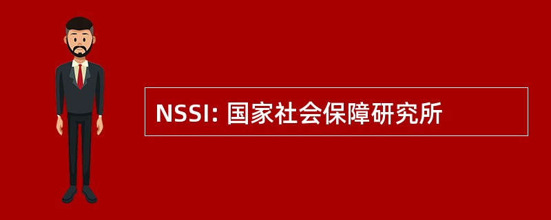 NSSI: 国家社会保障研究所