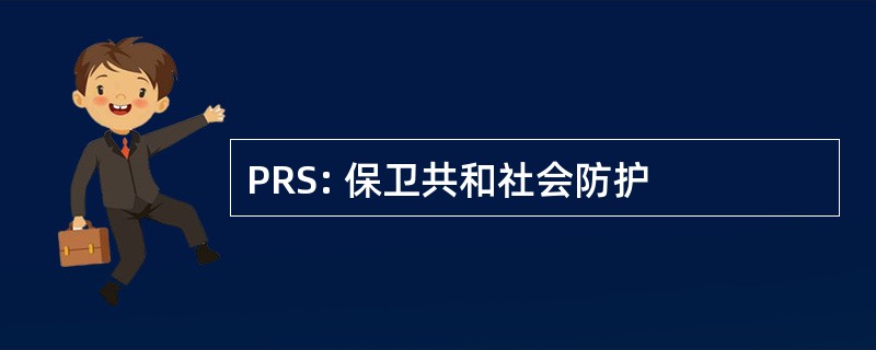 PRS: 保卫共和社会防护