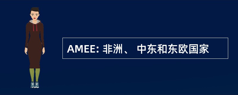 AMEE: 非洲、 中东和东欧国家