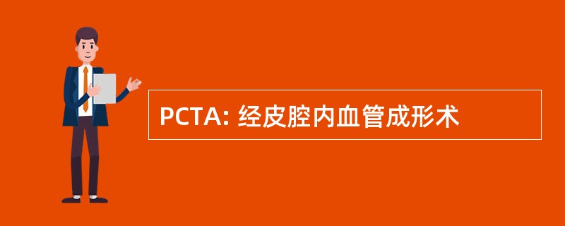 PCTA: 经皮腔内血管成形术