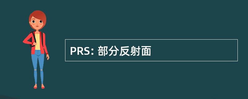 PRS: 部分反射面