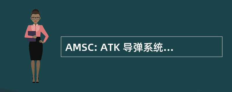 AMSC: ATK 导弹系统有限责任公司