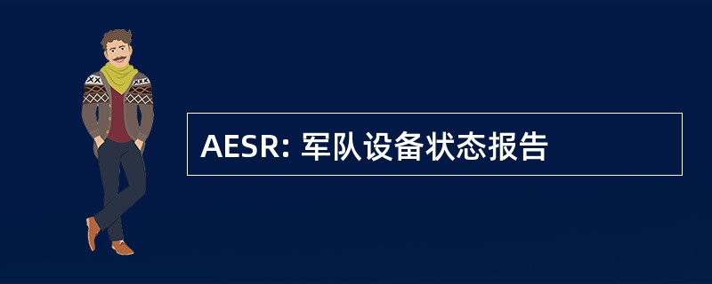 AESR: 军队设备状态报告