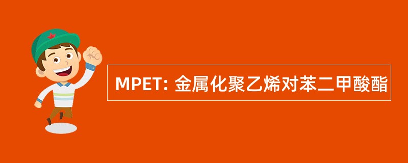 MPET: 金属化聚乙烯对苯二甲酸酯