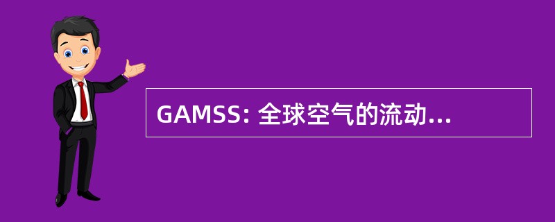 GAMSS: 全球空气的流动性支持系统